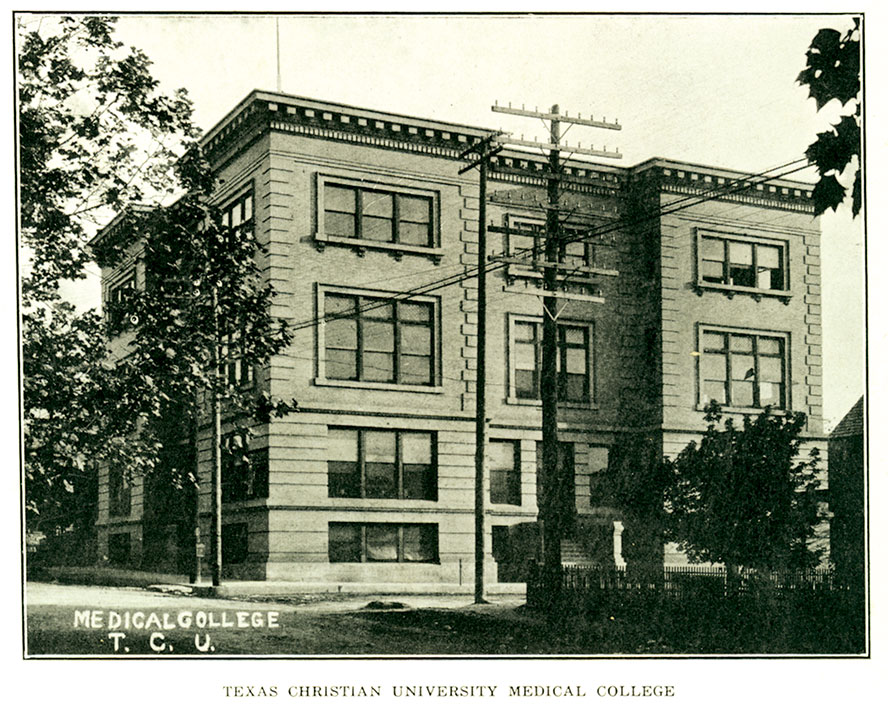 Long ago, the TCU School of Medicine