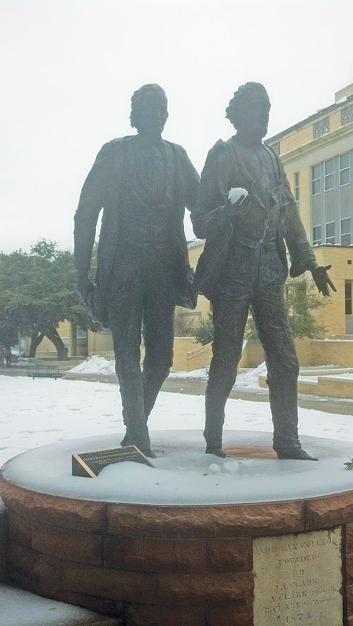 Campus chatter … TCU ice days