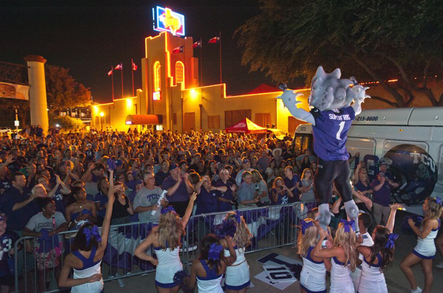 TCU celebrates official Big 12 entrance